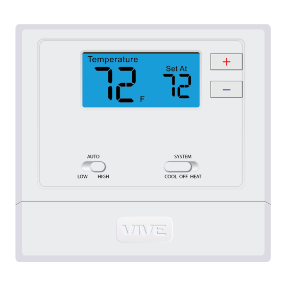 Vive Comfort TP-N-631W Installation Manual