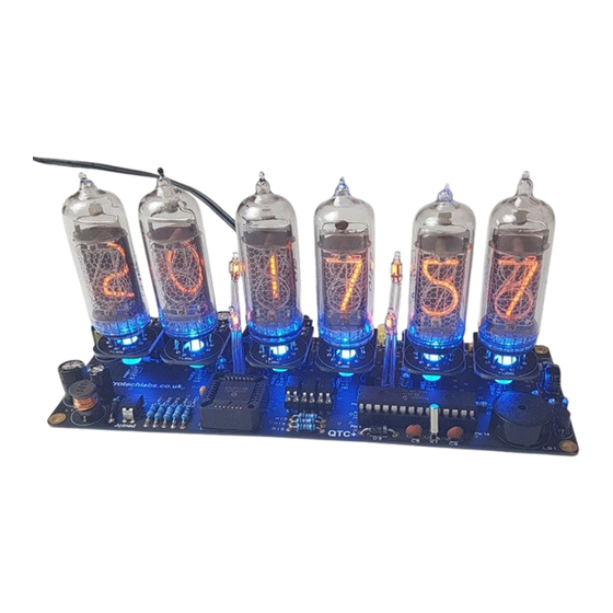 PV Electronics Nixie QTC Plus Assembly Instructions And User Manual