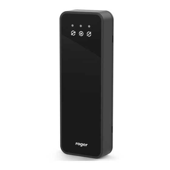 Roger PRT12MF-DES Installation Manual