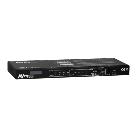 AVProEdge AC-MX-42X User Manual