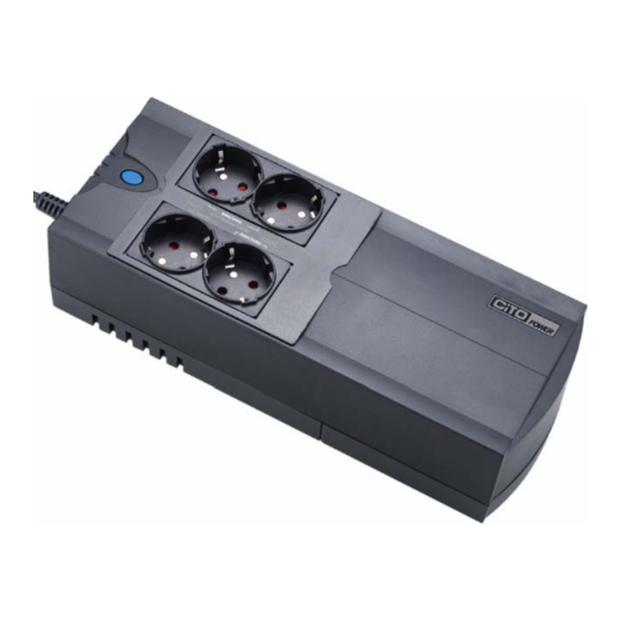 Uninterruptible Power Supply EASY CPF-M400S Manuals