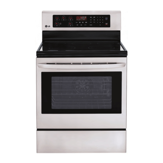 LG LRE6323ST Owner's Manual