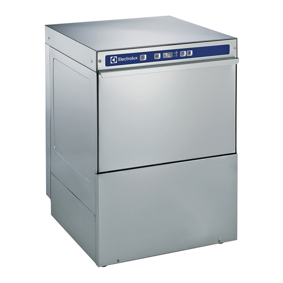 User Manuals: Electrolux Caf Line EUCAICL Dishwasher