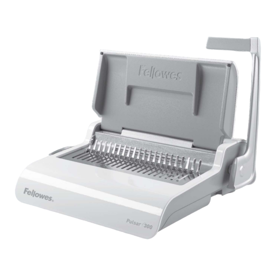 Fellowes Pulsar 300 Instructions Manual