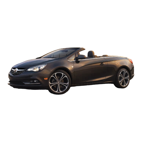 Buick cascada 2016 Getting To Know Manual
