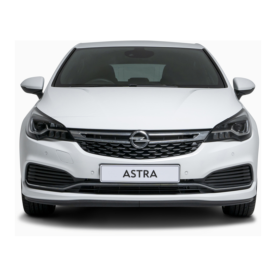 Opel 2016 ASTRA Owner's Manual