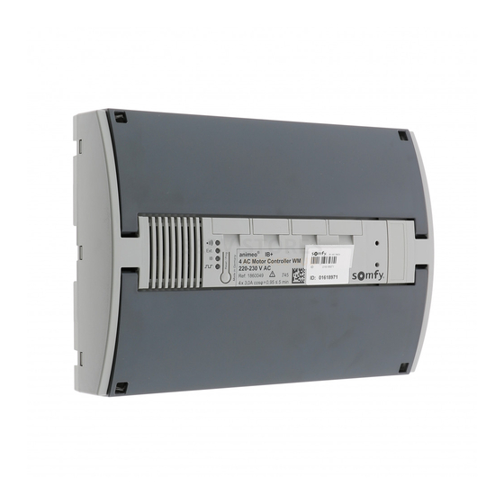 SOMFY animeo IB+ 1860049 Installation Manual