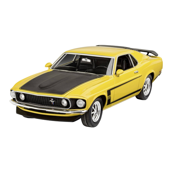 REVELL 69 BOSS 302 MUSTANG Manual