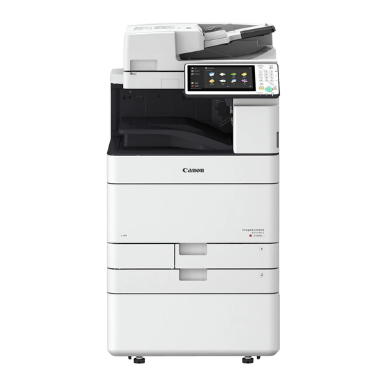 Canon imagerunner advance C5560i Printer Manuals