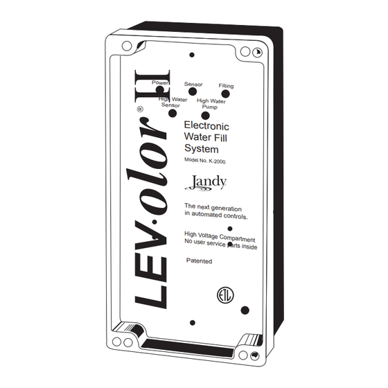 Jandy Pro Series Levolor II Manuals