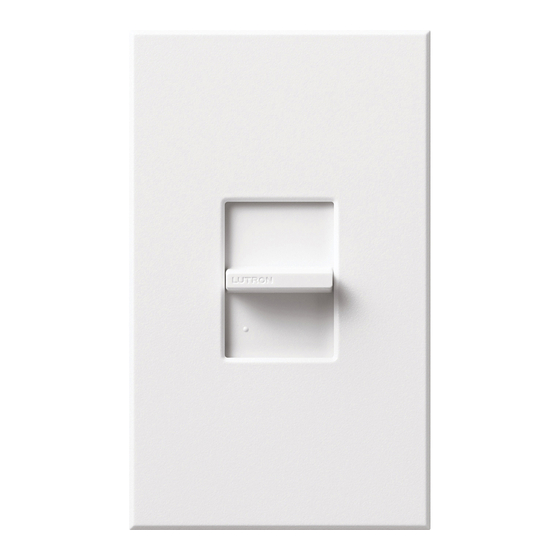 Lutron Electronics Nova T NT-1PS Installation Instructions