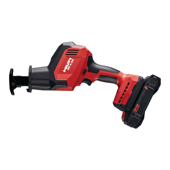 Hilti SR 4-22 Manual