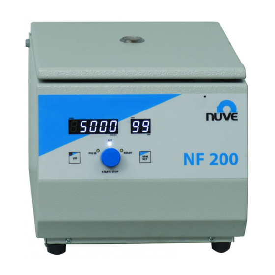 NUVE NF200 User Manual