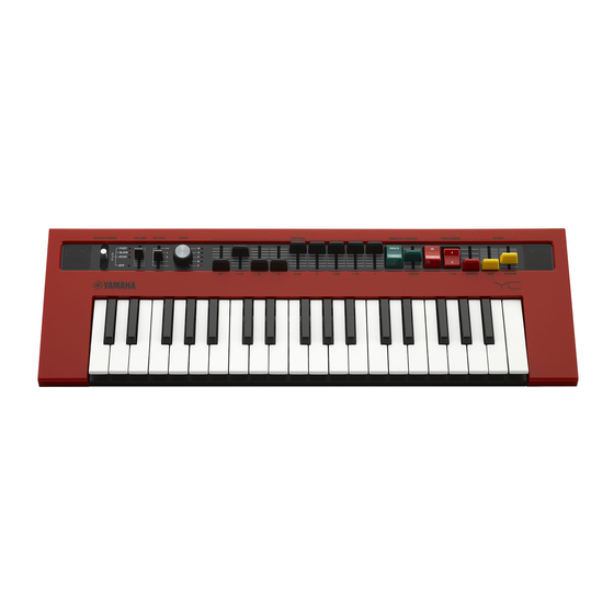 Yamaha REFACE Manual