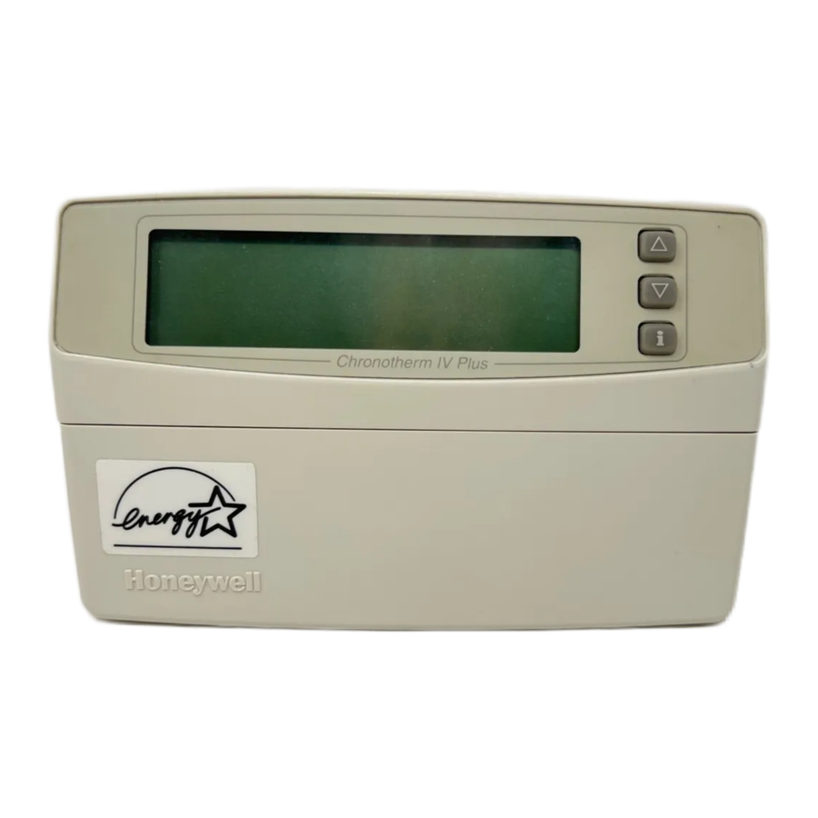 Honeywell CHRONOTHERM IV T8665A Troubleshooting Manual