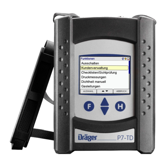 Dräger P7-TD Instruction Manual