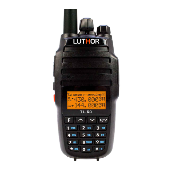 Luthor TL-60 User Manual