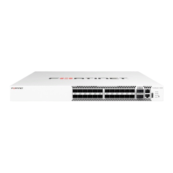 Fortinet FS-T1024E Quick Start Manual