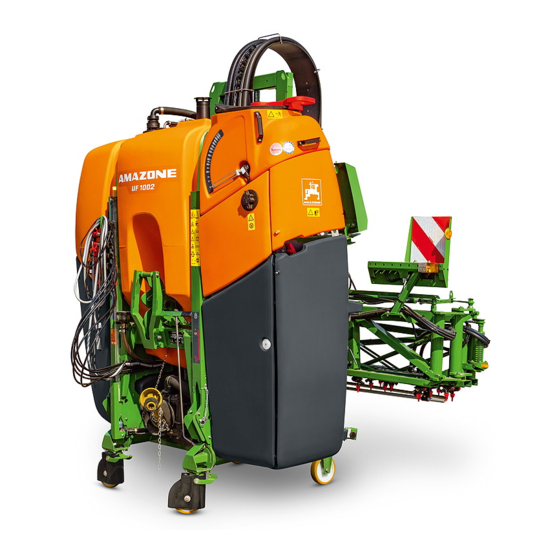 Amazone UF 1002 Operating Manual