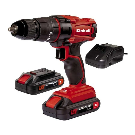 EINHELL TC-CD 18-2 Li-i Original Operating Instructions