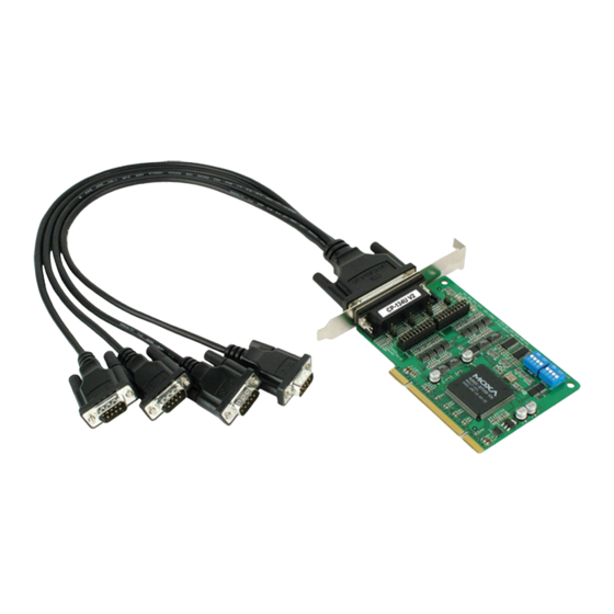 Moxa Technologies CP-134U Quick Installation Manual