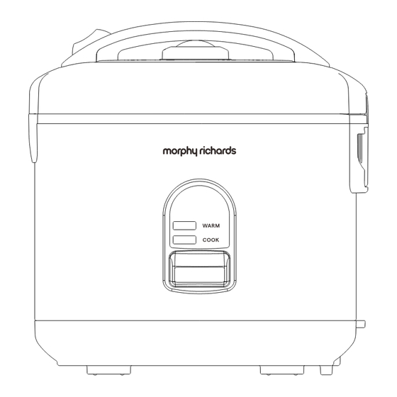 Morphy Richards MRRC18SS Instruction Manual