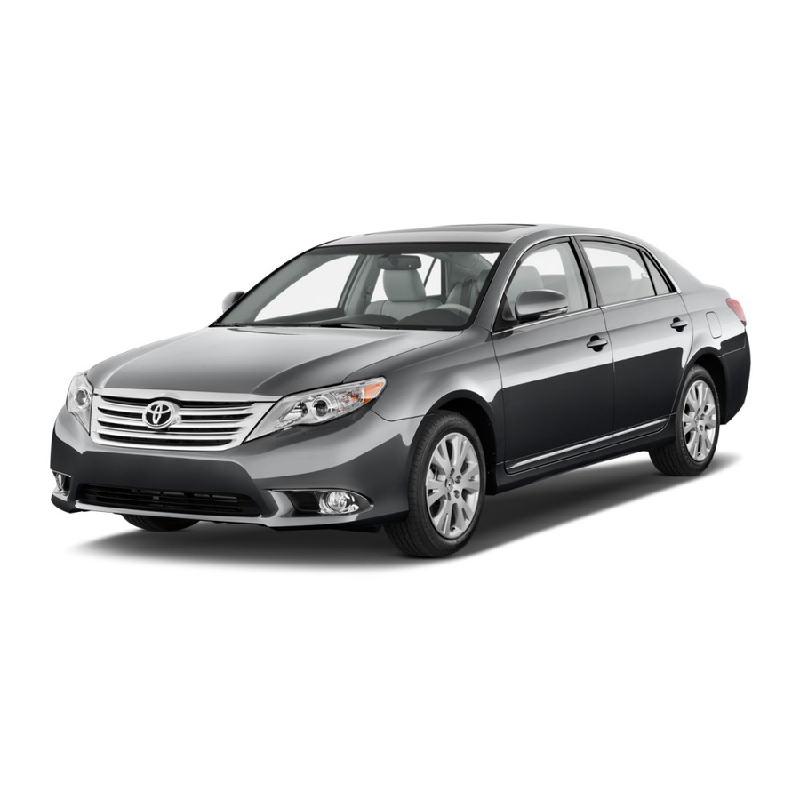 Toyota 2011 Avalon NAVIGATION SYSTEM Quick Reference Manual