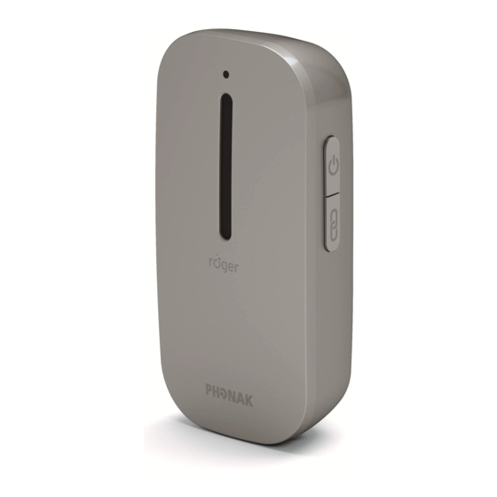 Phonak Roger Clip-On Mic User Manual
