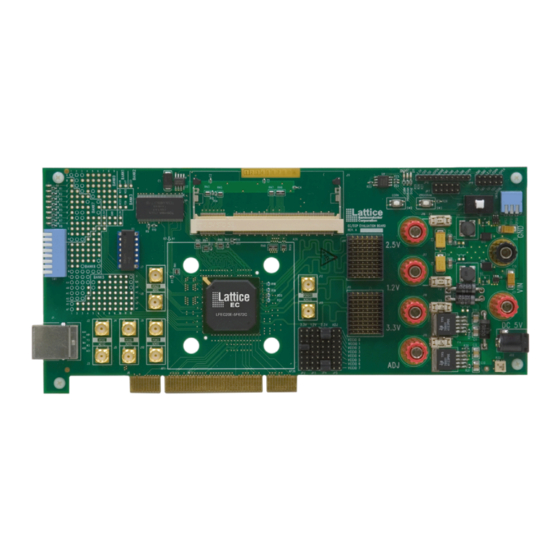 Lattice Semiconductor LatticeEC User Manual