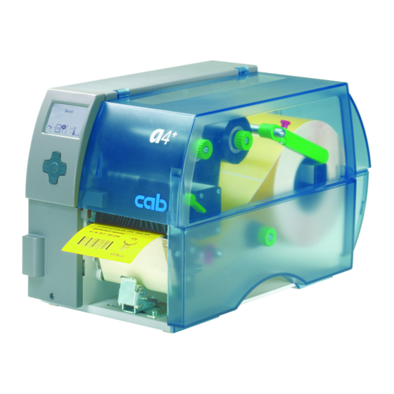CAB A2+ User Configuration Manual