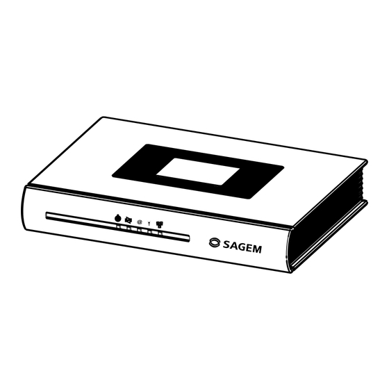 Sagem F@st 2404 Manual
