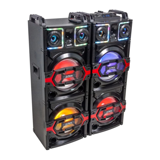 Party Light & Sound PARTY-BOX410 System Manuals