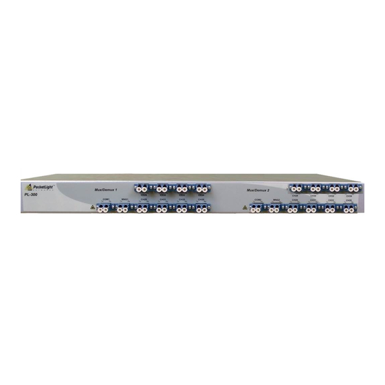 PacketLight Networks PL-300 Installation And Configuration Manual
