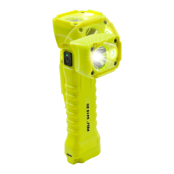 PELI 3415 Zone 0 Operating Instructions