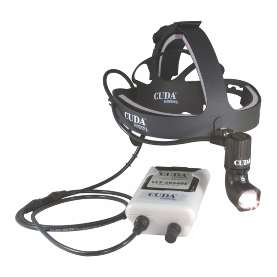 Cuda surgical LLS-2054BE Operator's Manual
