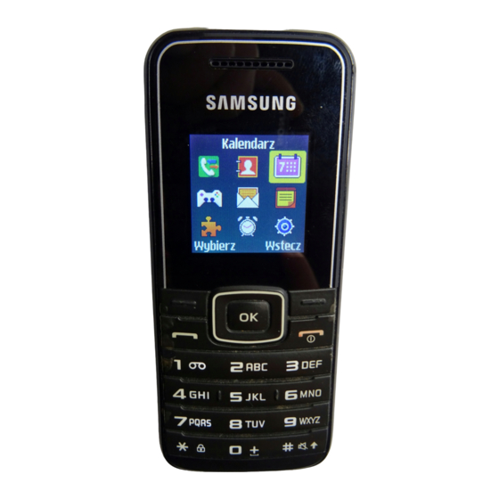 Samsung GT-E1050V User Manual