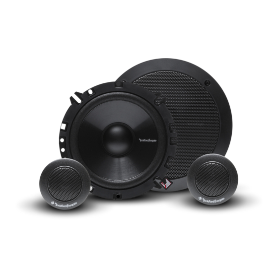 Rockford Fosgate PRIME R16-S Installation & Operation Manual