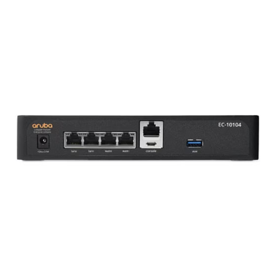 Aruba EdgeConnect 10104 Installation Manual