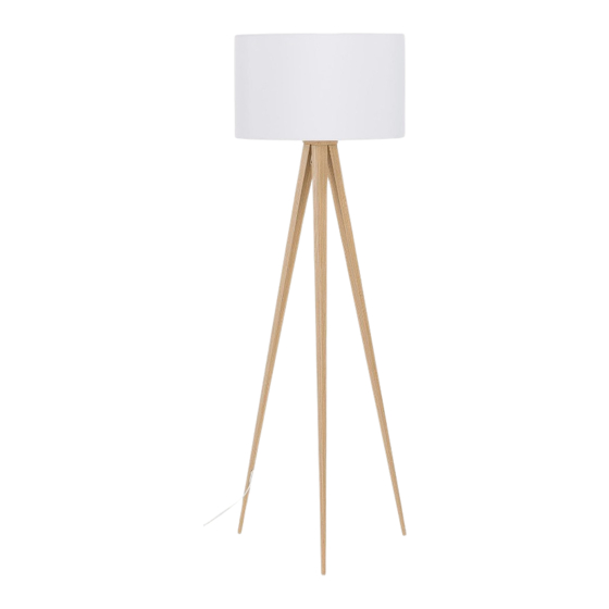 John Lewis WOODEN TRIPOD FLOOR LAMP User Manual