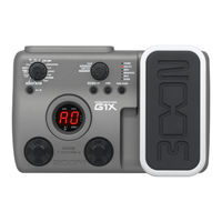 Zoom G1X Operation Manual