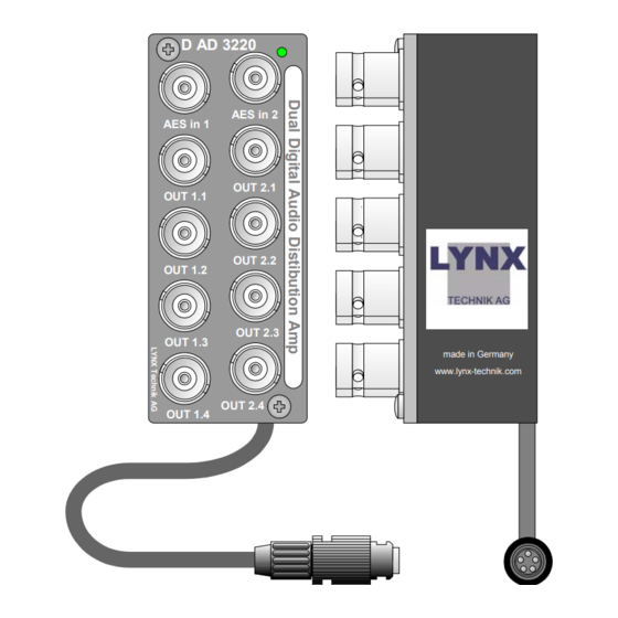 Lynx D AD 3220 B Reference Manual