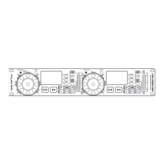 VocoPro CDG-8900 PRO Owner's Manual