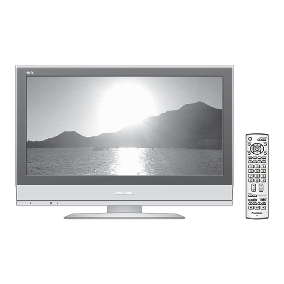 Panasonic Viera TX-26LM70P Operating Instructions Manual