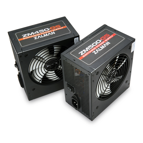 ZALMAN ZM450-GS User Manual