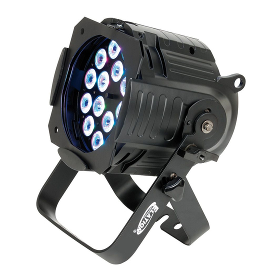 Elation Opti Quad Par User Instructions