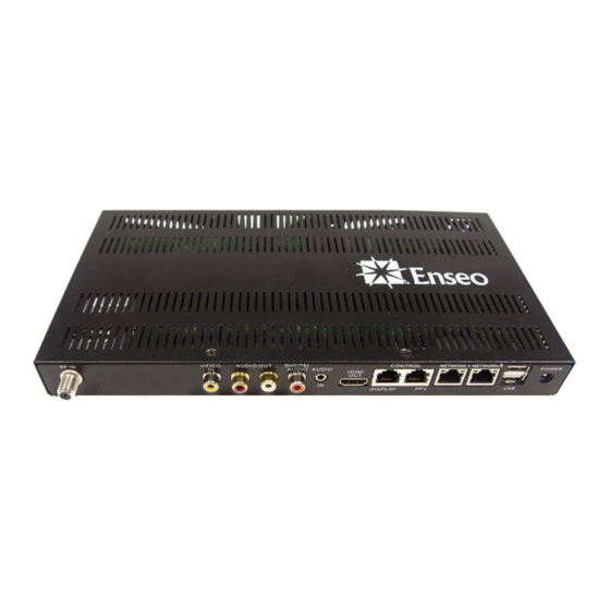Enseo Hd2000 RF User Manual