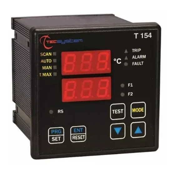 TECSYSTEM T154-4 Manuals