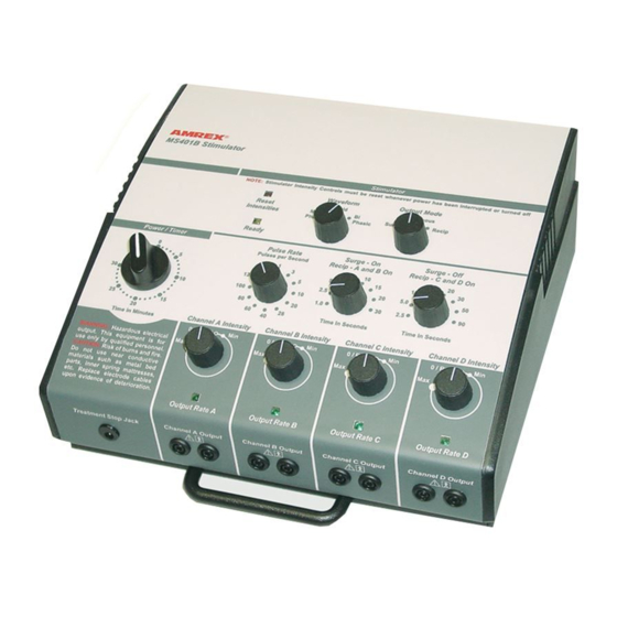 Amrex MS401B User Manual