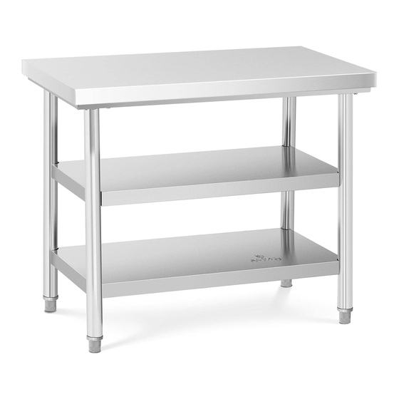 Royal Catering RCWT-100X60-3L-E User Manual