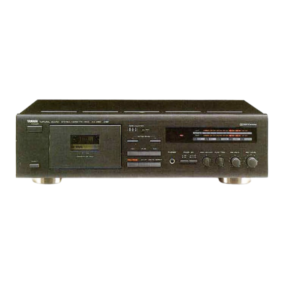 Yamaha KX-260 RS Owner's Manual